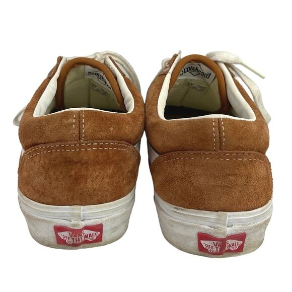 Vans Old Skool Brown Suede Leather Low Top Lace Skateboarding Sneakers Shoes 10 - Picture 3 of 5